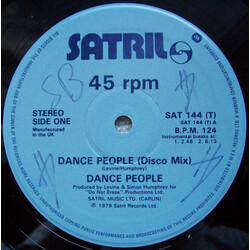 Dance People Dance People USED VINYL 12INCH 45 RPM