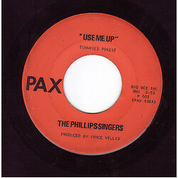 Phillips Singers Use Me Up / God Is The Answer USED VINYL 7INCH 45 RPM SINGLE