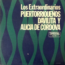Davilita / Alicia De Cordova Los Extraordinarios Puertorriqueños Davilita y Alicia de Cordova Vinyl LP USED