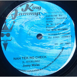 Josey Wales Nah Tek No Check USED VINYL 7INCH 45 RPM