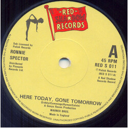 Ronnie Spector Here Today, Gone Tomorrow USED VINYL 7INCH SINGLE