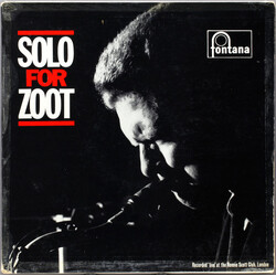 Zoot Sims Solo For Zoot Vinyl LP USED