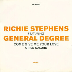 Richie Stephens / General Degree Come Give Me Your Love / Girls Galore USED VINYL 12INCH 45 RPM PROMO