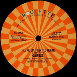 Jay Black / Caress (6) One Night Affair / Fill Me Up (Heart To Heart) USED VINYL 12INCH 45 RPM