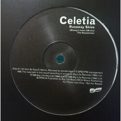 Celetia Runaway Skies (The Housemixes) VINYL 12" USED