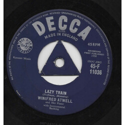 Winifred Atwell Lazy Train / At The Woodchopper's Ball USED VINYL 7INCH 45 RPM SINGLE
