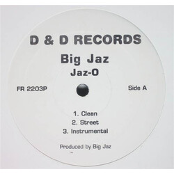 Big Jaz Jaz-O / Foundation USED VINYL 12INCH PROMO