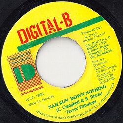 Terror Fabulous Nah Run Down Nothing USED VINYL 7INCH 45 RPM