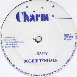 Robbie Tyndale Happy USED VINYL 12INCH 45 RPM