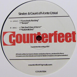 Sinden & Count Of Monte Cristal Everybody Rocking USED VINYL 12INCH