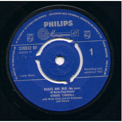 Ronnie Carroll Roses Are Red (My Love) Vinyl 7" USED