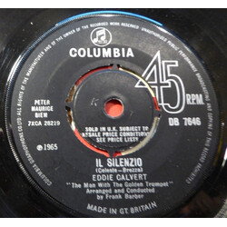 Eddie Calvert Il Silenzio USED VINYL 7INCH 45 RPM