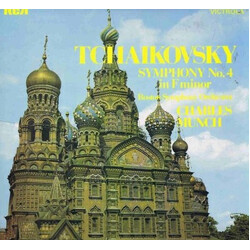Pyotr Ilyich Tchaikovsky / Boston Symphony Orchestra / Charles Munch Symphony No. 4 In F Minor Vinyl LP USED