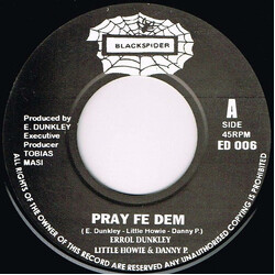 Errol Dunkley / Little Howie / Danny P. Pray Fe Dem USED VINYL 7INCH 45 RPM
