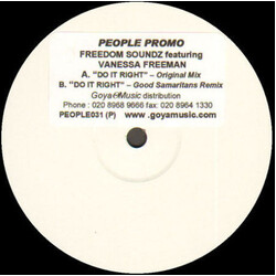Freedom Soundz / Vanessa Freeman Do It Right USED VINYL 12INCH PROMO WHITE LABEL