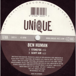 Ben Human Stonefox / Scott Air USED VINYL 12INCH 45 RPM