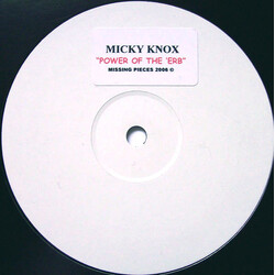 Micky Knox Power Of The 'Erb USED VINYL 12INCH SINGLE SIDED WHITE LABEL