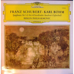 Franz Schubert / Karl Böhm / Berliner Philharmoniker Symphonien Nr. 5 & Nr. 8 (Unvollendete · Inachevée · Unfinished) Vinyl LP USED