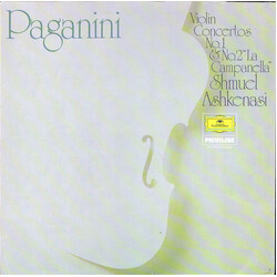 Niccolò Paganini / Shmuel Ashkenasi Violin Concertos No. 1 & No. 2 "La Campanella" Vinyl LP USED