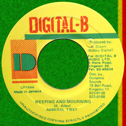 Admiral Tibet Weeping And Mourning USED VINYL 7INCH 45 RPM