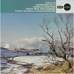 Jean Sibelius / London Symphony Orchestra / Anthony Collins (2) Symphony No.5 / Karelia Overture / Night Ride And Sunrise Vinyl LP USED