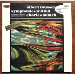 Albert Roussel / Orchestre Des Concerts Lamoureux / Charles Munch Symphonies Nos. 3 & 4 Vinyl LP USED