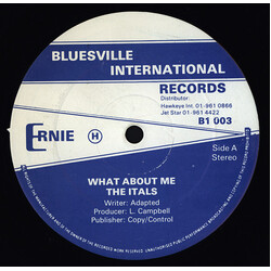 The Itals What About Me USED VINYL 12INCH 45 RPM