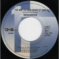 Soulsister The Way To Your Heart USED VINYL 7INCH