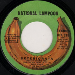 National Lampoon Deteriorata USED VINYL 7INCH 45 RPM PROMO