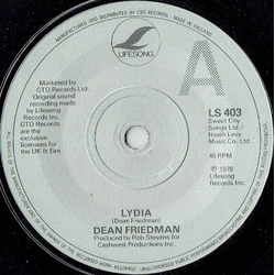 Dean Friedman Lydia Vinyl 7" USED