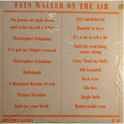 Fats Waller Fats Waller On The Air Vinyl LP USED