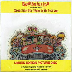 Bombalurina / Timmy Mallett Seven Little Girls Sitting in The Back Seat USED VINYL 7INCH SHAPE LIMITED EDITION PICTURE DISC