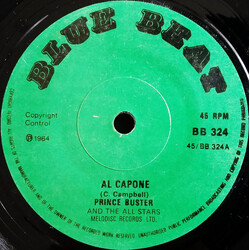 Prince Buster's All Stars Al Capone USED VINYL 7INCH 45 RPM REPRESS