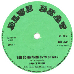 Prince Buster / Prince Buster's All Stars Ten Commandments Of Man Vinyl 7" USED