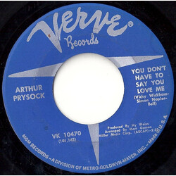 Arthur Prysock You Don't Have To Say You Love Me / Ten Thousand Kisses, Ten Thousand Hugs USED VINYL 7INCH SINGLE 45 RPM
