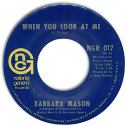 Barbara Mason When You Look At Me USED VINYL 7INCH 45 RPM