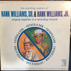 Hank Williams / Hank Williams Jr. Father & Son Vinyl LP USED