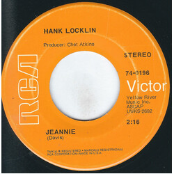 Hank Locklin Jeannie / Cuban Girl USED VINYL 7INCH 45 RPM SINGLE STEREO