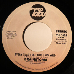 Brainstorm (5) Every Time I See You I Go Wild! / Loving Just You USED VINYL 7INCH 45 RPM SINGLE
