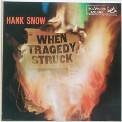 Hank Snow When Tragedy Struck Vinyl LP USED