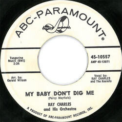 Ray Charles And His Orchestra My Baby Don't Dig Me / Something's Wrong USED VINYL 7INCH 45 RPM PROMO