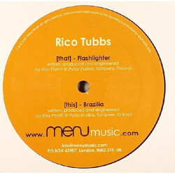 Rico Tubbs Flashlighter USED VINYL 12INCH
