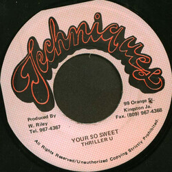 Thriller U Your So Sweet USED VINYL 7INCH 45 RPM