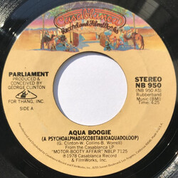 Parliament Aqua Boogie (A Psychoalphadiscobetabioaquadoloop) USED VINYL 7INCH 45 RPM SINGLE
