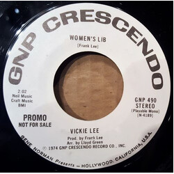 Vickie Lee (2) Women's Lib USED VINYL 7INCH 45 RPM PROMO STEREO