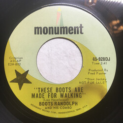 Boots Randolph And His Combo These Boots Are Made For Walking / Honey In Your Heart USED VINYL 7INCH 45 RPM PROMO