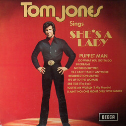 Tom Jones Tom Jones Sings She's A Lady Vinyl LP USED