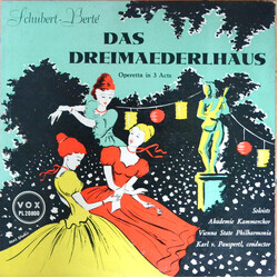 Heinrich Berté / Franz Schubert / Wiener Akademie Kammerchor / Wiener Philharmoniker / Karl Pauspertl Das Dreimäderlhaus, Operetta in 3 Acts Vinyl LP 