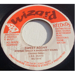 Admiral Bailey / Margaret Young Sweet Agony USED VINYL 7INCH 45 RPM SINGLE