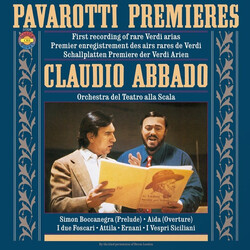 Luciano Pavarotti / Claudio Abbado / Orchestra Del Teatro Alla Scala Pavarotti Premieres Vinyl LP USED